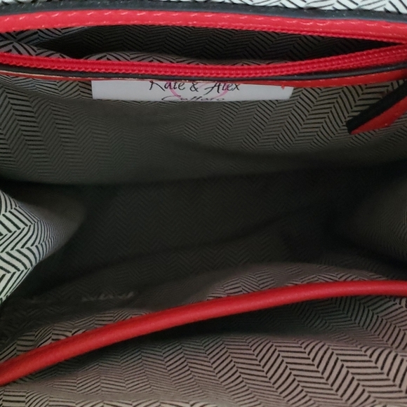 Kate & Alex Cuffaro Italian Design Red Backpack - Picture 9 of 14